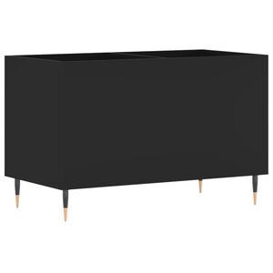 vidaXL Platenkast 74,5x38x48 cm bewerkt hout zwart