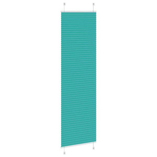 vidaXL Pliss&eacute; rolgordijn 55x200 cm stofbreedte 54,4 cm petrol groen