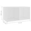 vidaXL Tv-meubelen 2 st 72x35x36,5 cm bewerkt hout wit