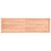 vidaXL Tafelblad natuurlijke rand 180x50x(2-4) cm eikenhout lichtbruin