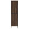 vidaXL Hoge kast 79,5x35,5x137,5 cm bewerkt hout bruin eikenkleur