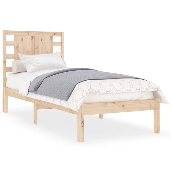 vidaXL Bedframe massief hout 90x190 cm