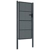 vidaXL Tuinpoort Antraciet 100x175 cm Staal