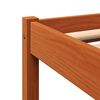 vidaXL Bedframe zonder matras massief grenenhout wasbruin 90x190 cm