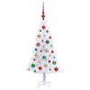 vidaXL Kunstkerstboom met 150 LED Wit 120 cm PVC en Staal