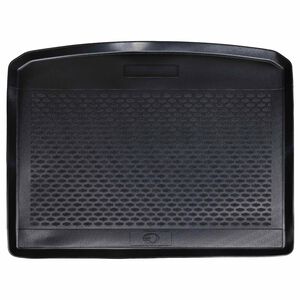 vidaXL Kofferbakmat Zwart Rubber