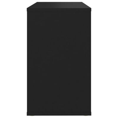 vidaXL Bijzetkast 60x30x50 cm spaanplaat zwart