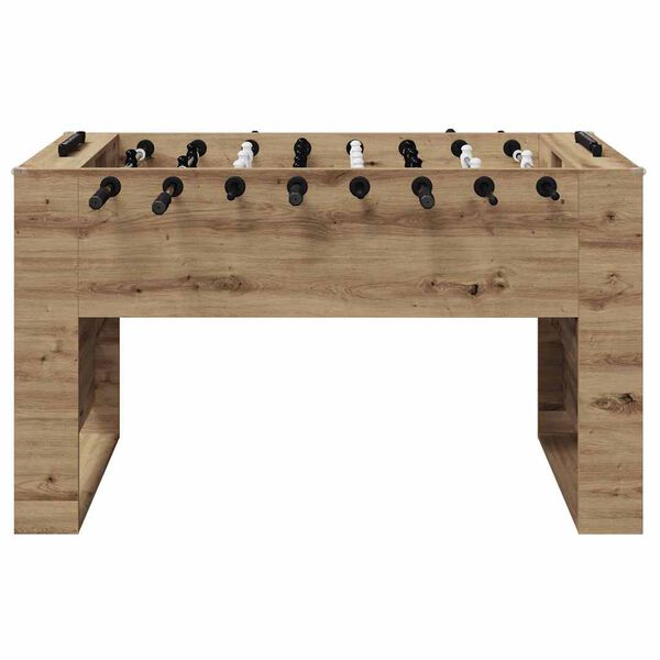 vidaXL Voetbaltafel Artisan Eiken 146,5 x 74 x 85 cm Bewerkt hout