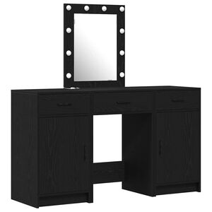 vidaXL Plafondtafel Zwart 50 x 41 x 135 cm Bewerkt hout