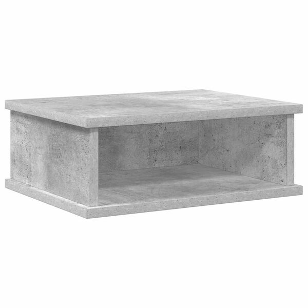vidaXL Nachtkastje Beton Grijs 40 x 31 x 15 cm Bewerkt hout