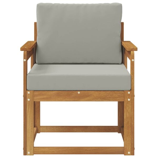 vidaXL Tuinbank Massief Acaciahout en Polyester