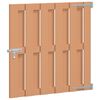 vidaXL Tuinpoort 100 x 100 cm WPC en Aluminium Bruin