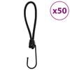 vidaXL Spanelastiek met haken 50 st 17 cm