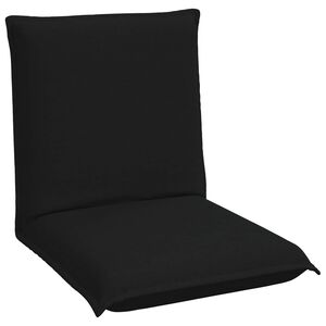 vidaXL Vloerstoel Zwart 54 x 64 x 59 cm Stof