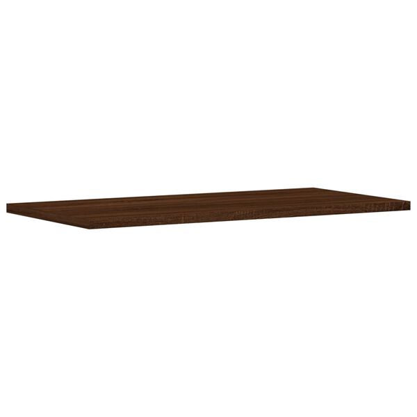 vidaXL Wandschappen 4 st 60x30x1,5 cm bewerkt hout bruin eikenkleur