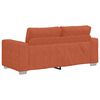 vidaXL Loveseat Sofa Rood Oranje 140 cm Corduroy Stof
