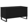vidaXL Salontafel Zwart Eiken 90 x 44,5 x 45 cm Bewerkt hout