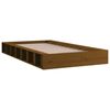 vidaXL Bedframe massief hout honingbruin 75x190 cm