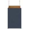 vidaXL Papieren zakken 50 st met hengsels 26x17x25 cm blauw