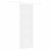 vidaXL Schuifdeur ORKDAL 83 x 232 cm Massief grenenhout Wit
