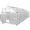 vidaXL Tuinkas 23,44 m&sup3; 481x250x195 cm aluminium