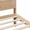 vidaXL Bedframe met hoofdeinde Bruin 180 x 200 cm Bewerkt hout
