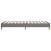 vidaXL Boxspring bed 100x200 cm stof donkergrijs