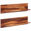 vidaXL Wandschappen 2 st 112x20x26 cm massief acaciahout