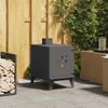 vidaXL Camping Kachel Zwart 35 x 50 x 60 cm Koudgewalst staal