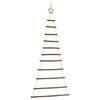 vidaXL Hangende kerstboom met topster 74x150 cm natuurlijke tak