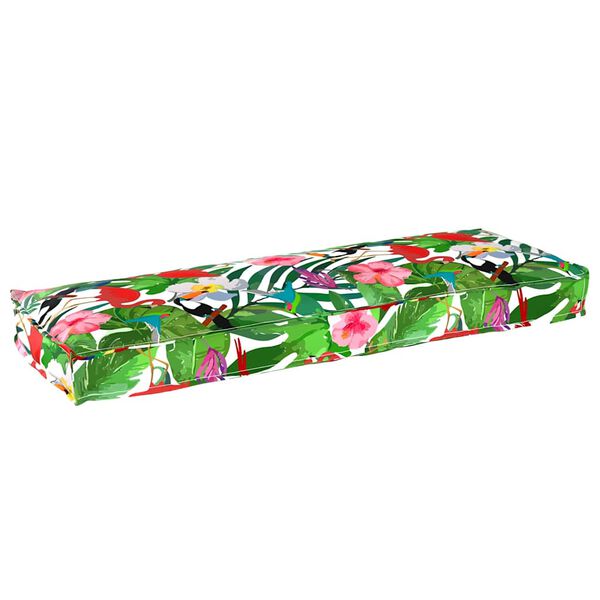 vidaXL Kussen Bloemen Multikleur 120 x 40 x 8 cm Oxford Stof