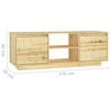 vidaXL Tv-meubel 110x30x40 cm massief vurenhout