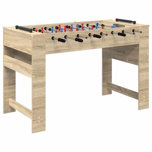 vidaXL Voetbaltafel Sonoma Eiken 125 x 60,5 x 80 cm Bewerkt hout
