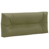vidaXL Pallet Rugkussen VIANEN 100% Polyester Olijfgroen