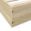 vidaXL Bedframe zonder matras hout sonoma eikenkleurig 180x200 cm