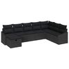 vidaXL Tuin Sofa Set 8 st poly rattan