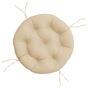 vidaXL Zitkussen rond &Oslash; 60x11 cm oxford stof beige