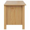 vidaXL Opbergbox Hill Honingbruin 90 x 40 x 45 cm Massief grenenhout