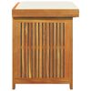 vidaXL Kussenbox voor buiten 60x50x61 cm massief acaciahout