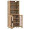 vidaXL Hoge kast Artisan Eiken 69,5 x 34 x 180 cm