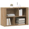 vidaXL Dressoir Artisan Eiken 80 x 30 x 53 cm Bewerkt hout
