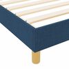 vidaXL Bedframe met hoofdeinde Blauw 90 x 200 cm Stof