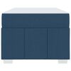 vidaXL Bedframe met matras Blauw 90 x 190 cm Stof