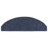 vidaXL Trapmatten Zelfklevend 20 stuks 65x21x4 cm Blauw Halfrond Groot