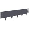 vidaXL Gazonrand 30 st 100 x 25 cm Staal Antracietkleurig