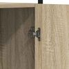 vidaXL Badkamerkast met plank Sonoma 33 x 33 x 185,5 cm Bewerkt hout