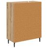 vidaXL Dressoir met lade Artisan Eiken 69,5 x 34 x 90 cm