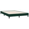 vidaXL Boxspring met matras fluweel donkergroen 160x220 cm
