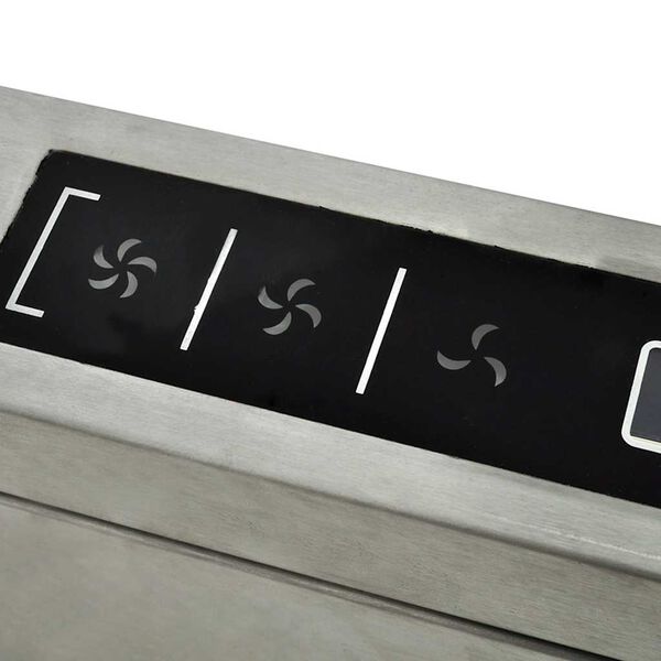 vidaXL Afzuigkap voor kookeiland met LCD-scherm