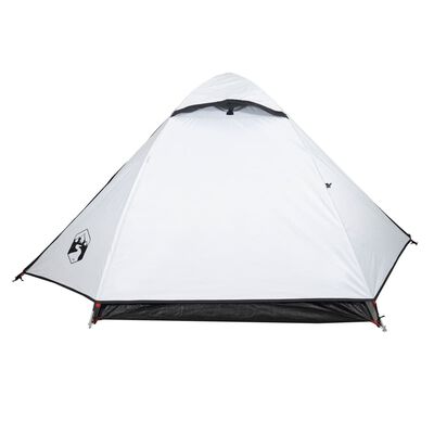 vidaXL Tent 2-persoons 224x248x118 cm 185T taft wit